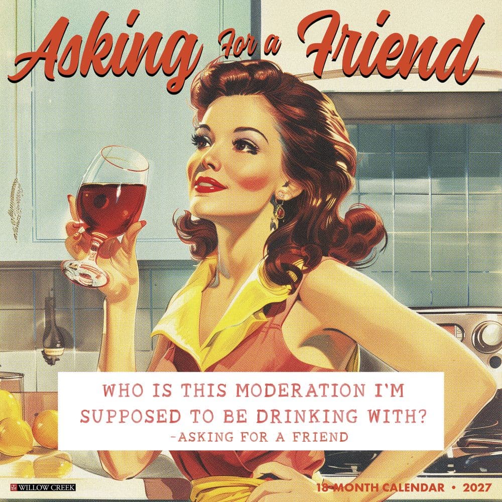 image Asking for a Friend 2027 Wall Calendar Main Product Image