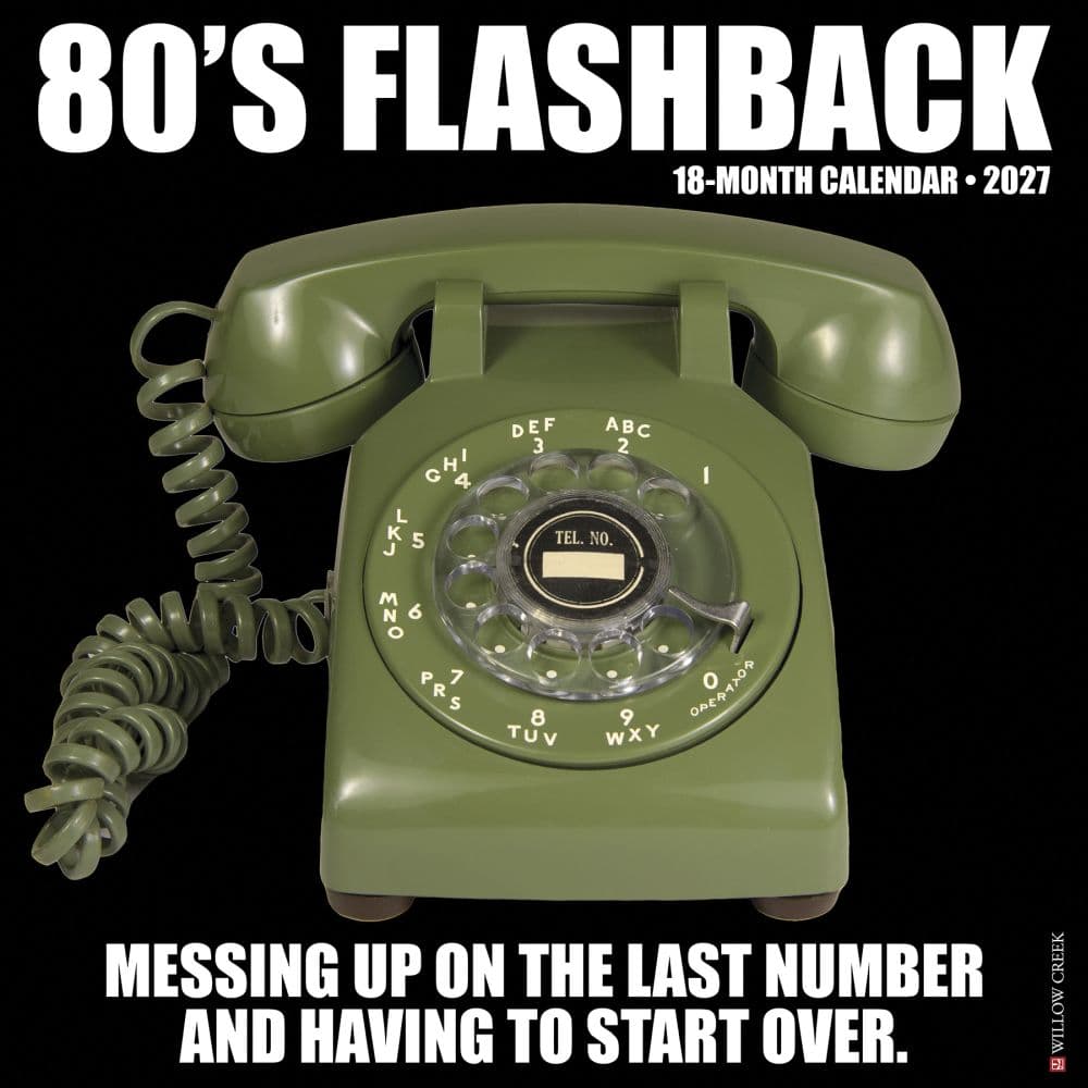 80s Flashback 2027 Wall Calendar Main Product Image