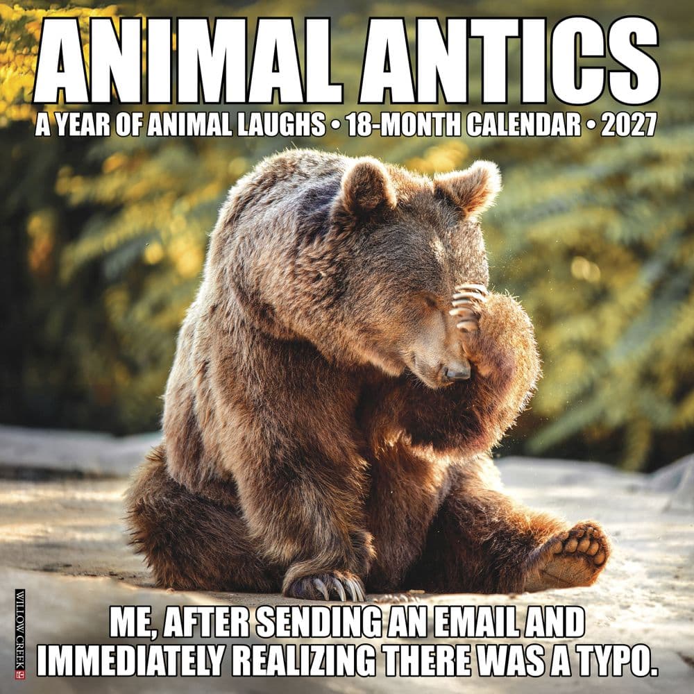 image Animal Antics 2027 Wall Calendar Main Product Image