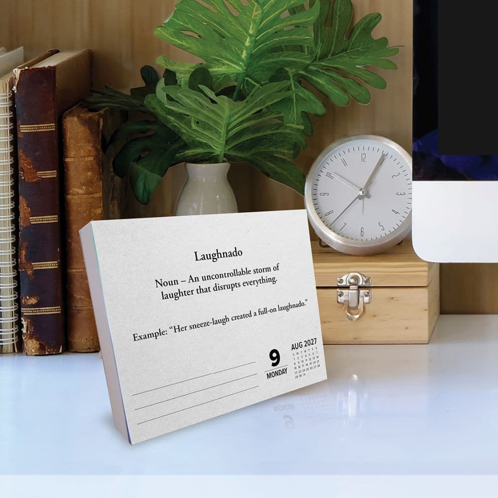 Made Up Words 2027 Desk Calendar Second Alternate Image