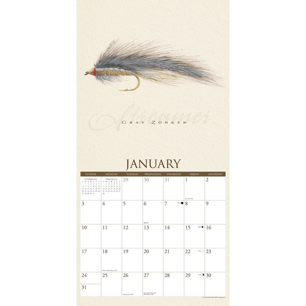 Art of the Fly 2027 Wall Calendar Second Alternate Image