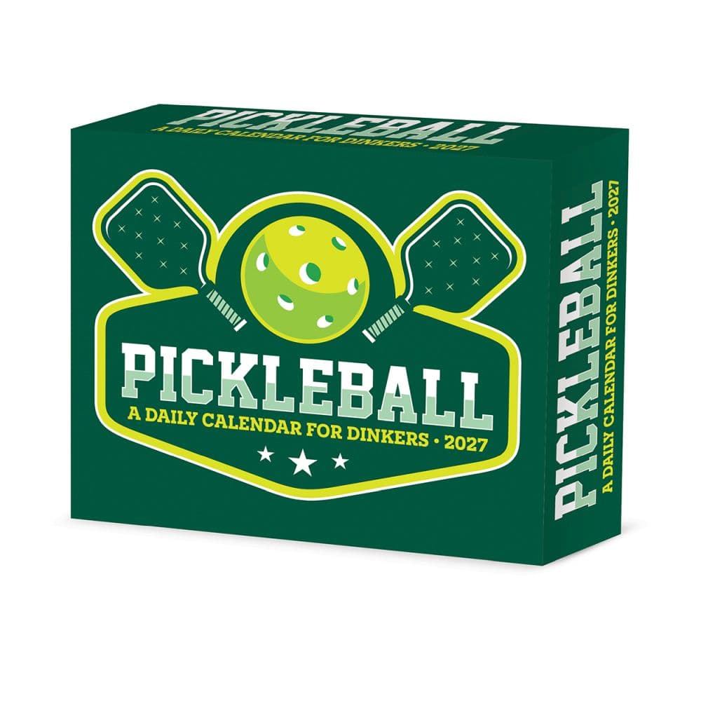 Pickleball 2027 Desk Calendar Main Product Image