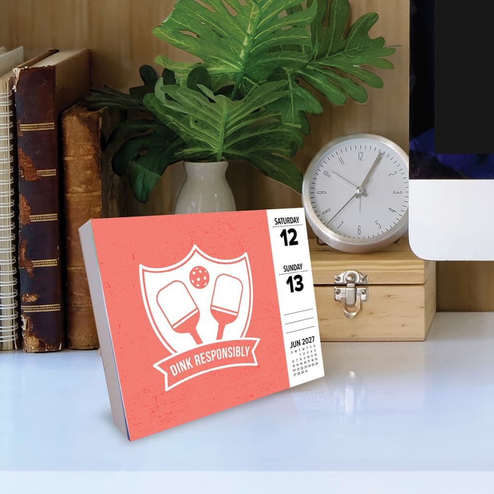 Pickleball 2027 Desk Calendar Second Alternate Image
