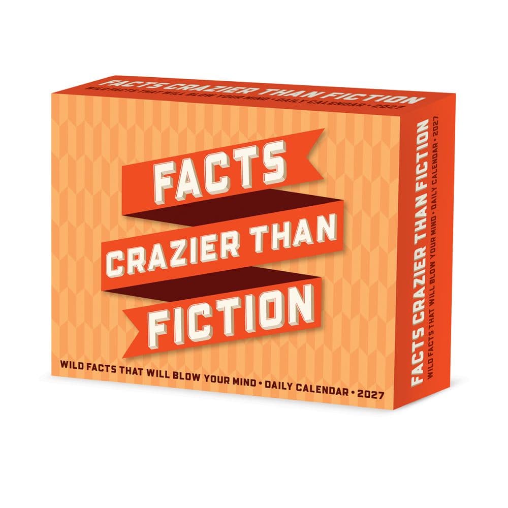 image Facts Crazier Than Fiction 2027 Desk Calendar Main Product Image