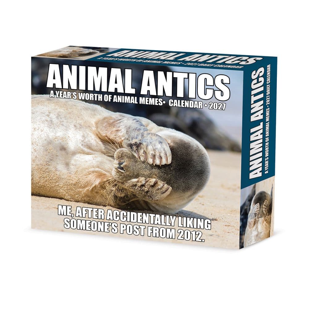 image Animal Antics 2027 Desk Calendar Main Product Image