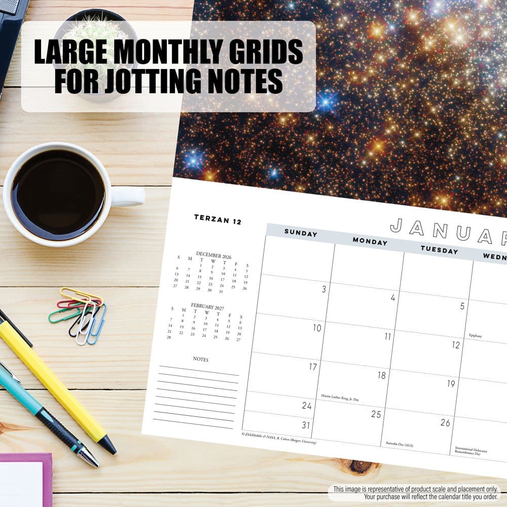 Astronomy Panoramic 2027 Wall Calendar Third Alternate Image