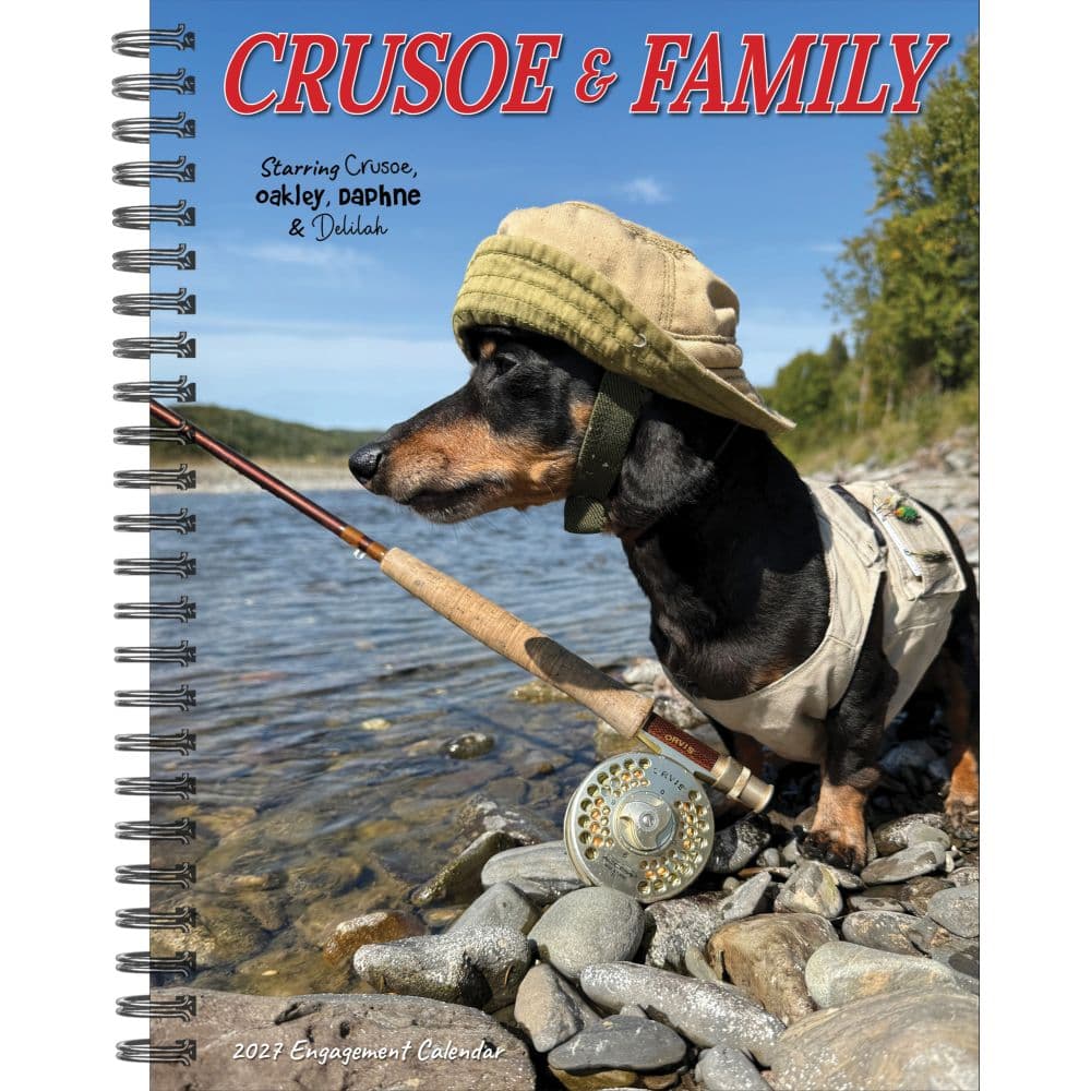Crusoe The Celebrity Dachshund 2027 Engagement Planner Main Product Image