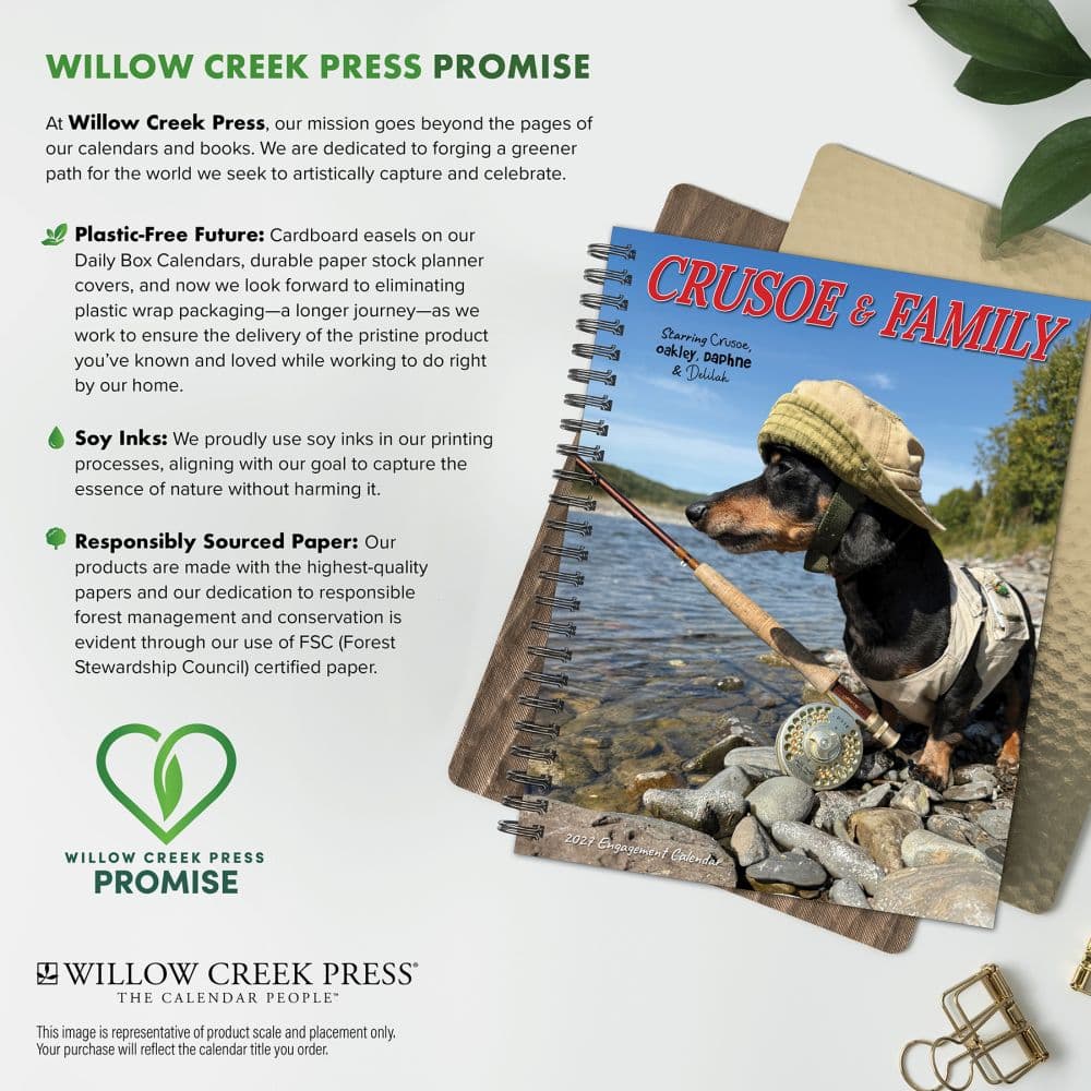 Crusoe The Celebrity Dachshund 2027 Engagement Planner Fifth Alternate Image