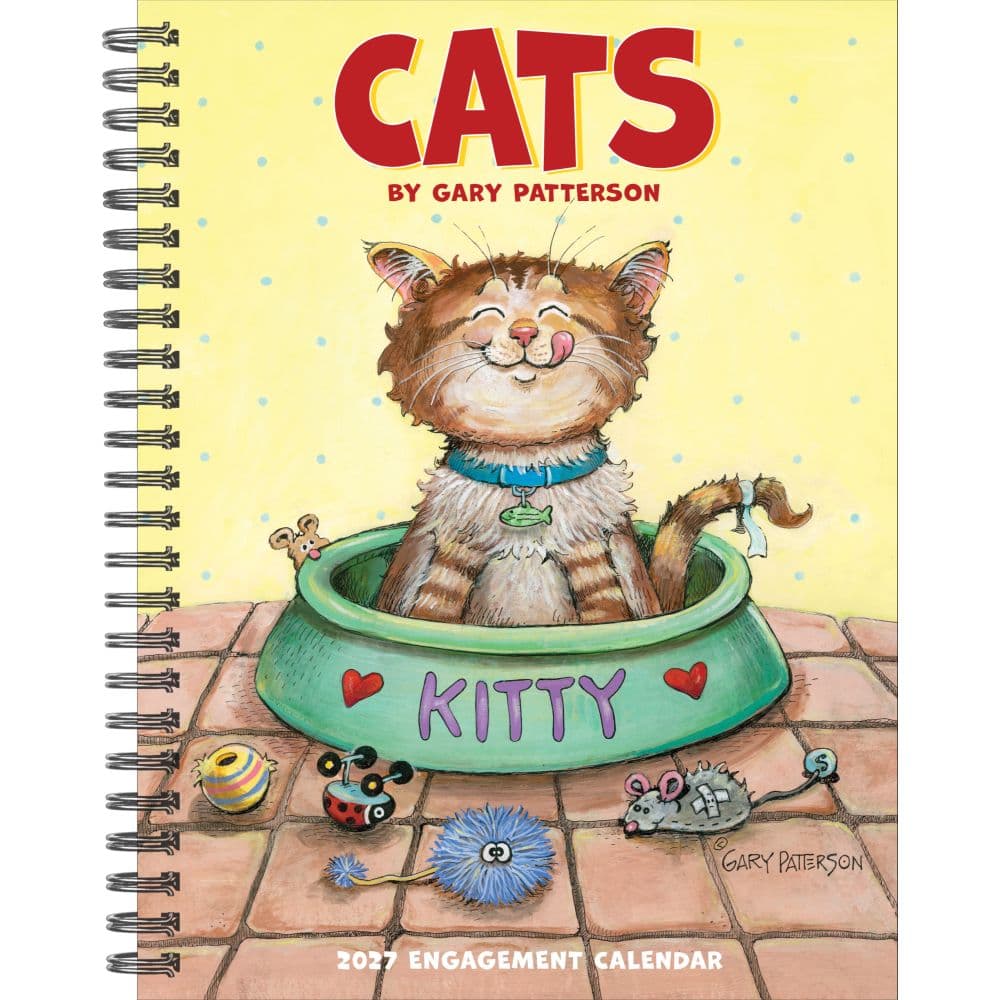 2027 Willow Creek Cats by Gary Patterson 6.5 x 8.5 Weekly & Monthly Desk Calendar (64368), Paper | Quill
