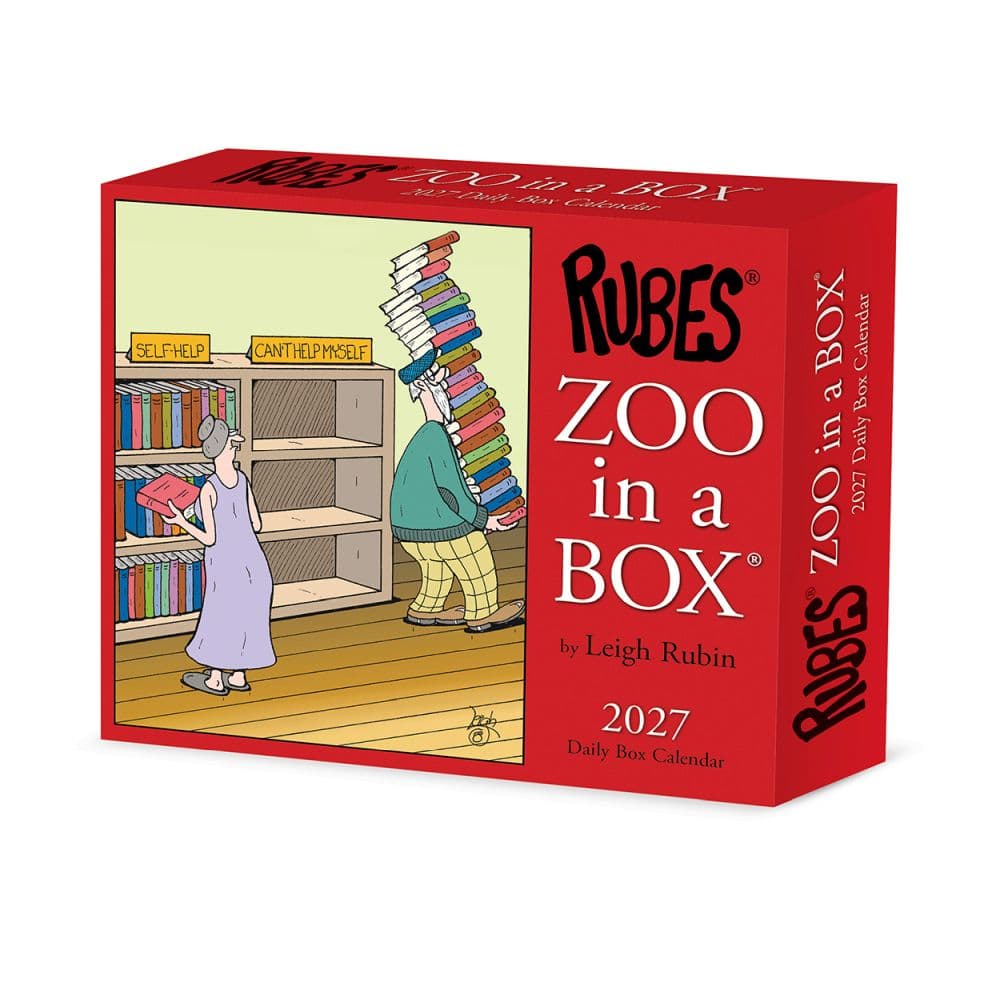 Rubes Zoo In A Box 2027 Desk Calendar by Leigh Rubin Main Product Image