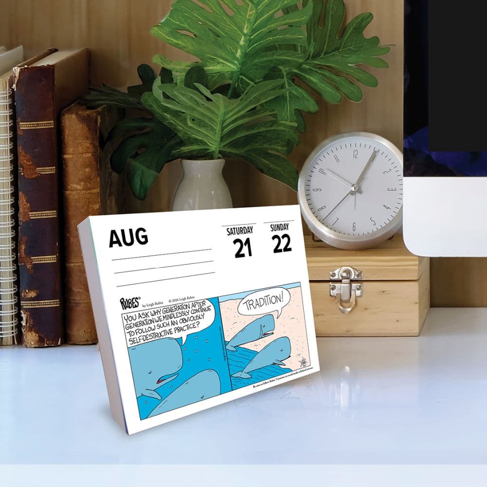 Rubes Zoo In A Box 2027 Desk Calendar by Leigh Rubin Second Alternate Image