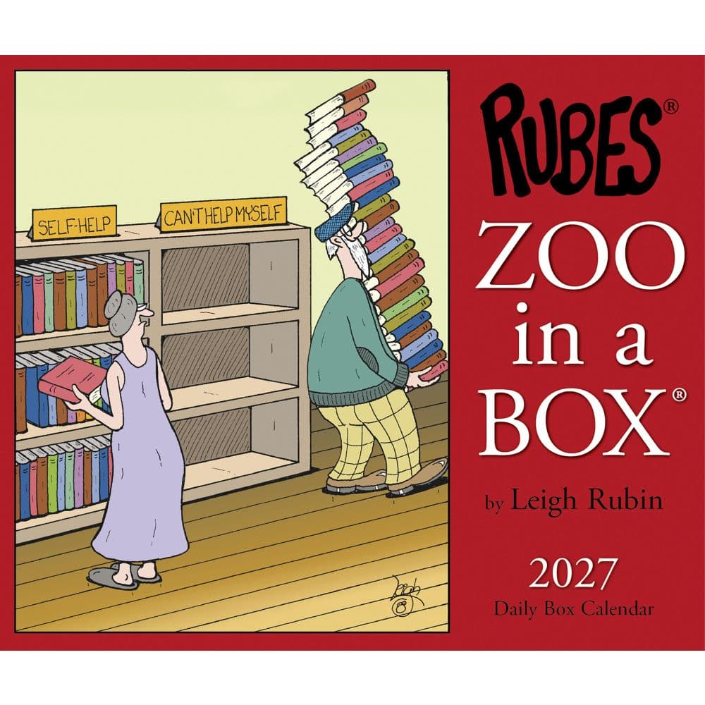 Rubes Zoo In A Box 2027 Desk Calendar by Leigh Rubin Fourth Alternate Image