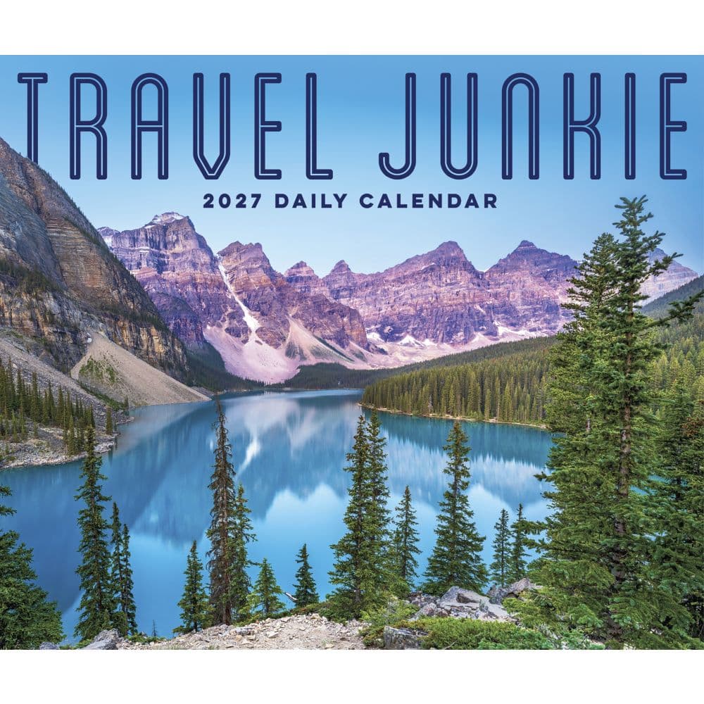 Travel Junkie 2027 Desk Calendar Fourth Alternate Image
