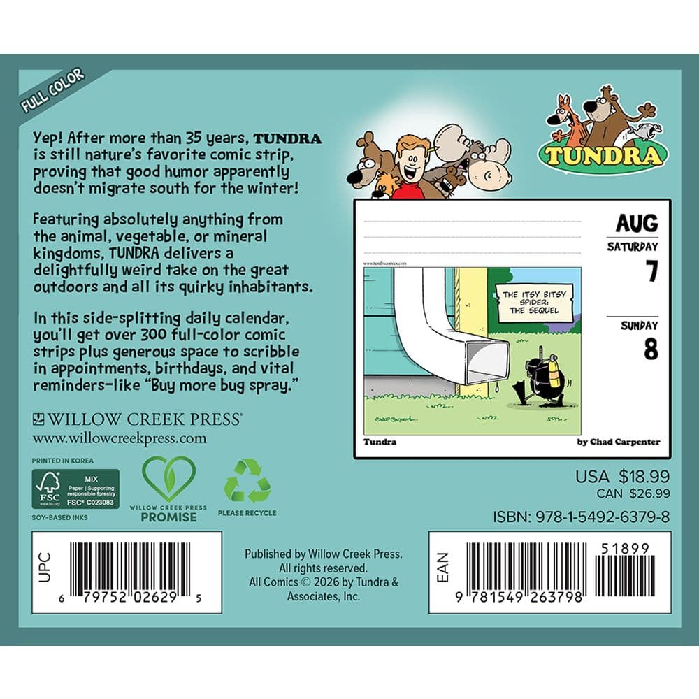 Tundra 2027 Desk Calendar First Alternate Image