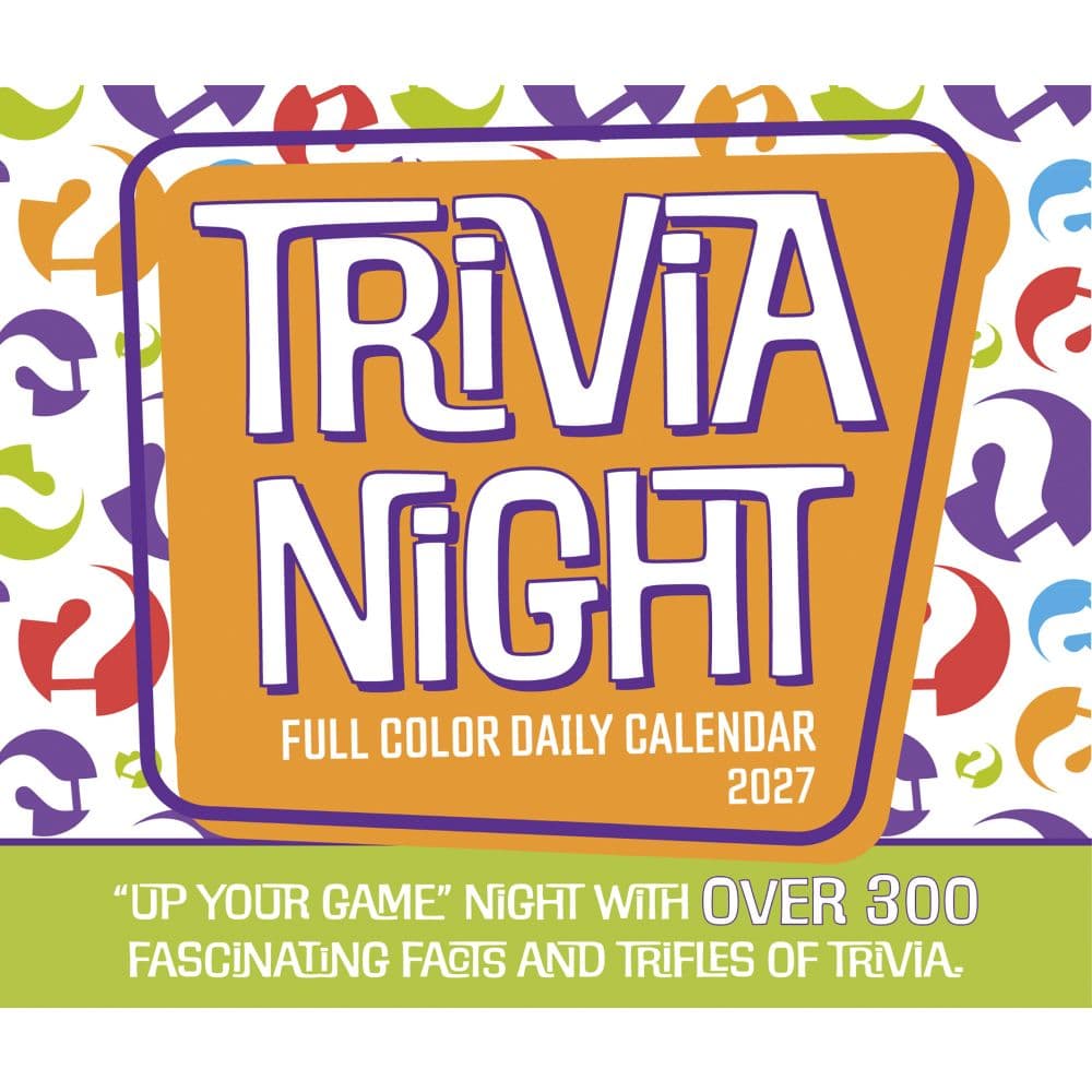 Trivia Night 2027 Desk Calendar Fourth Alternate Image