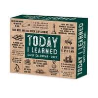 image Today I Learned 2027 Desk Calendar Main Product Image