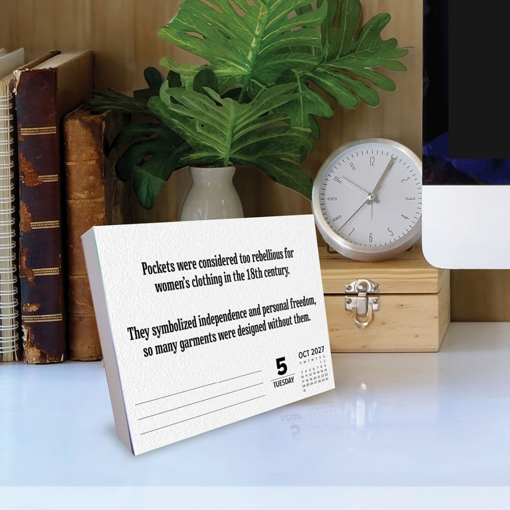Today I Learned 2027 Desk Calendar Second Alternate Image