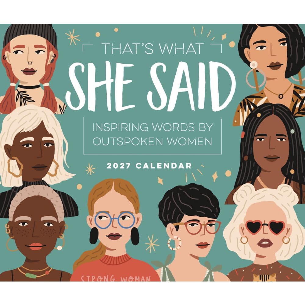 Thats What She Said 2027 Desk Calendar Fourth Alternate Image