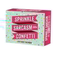 image Spread Sarcasm Like Confetti 2027 Desk Calendar Main Product Image