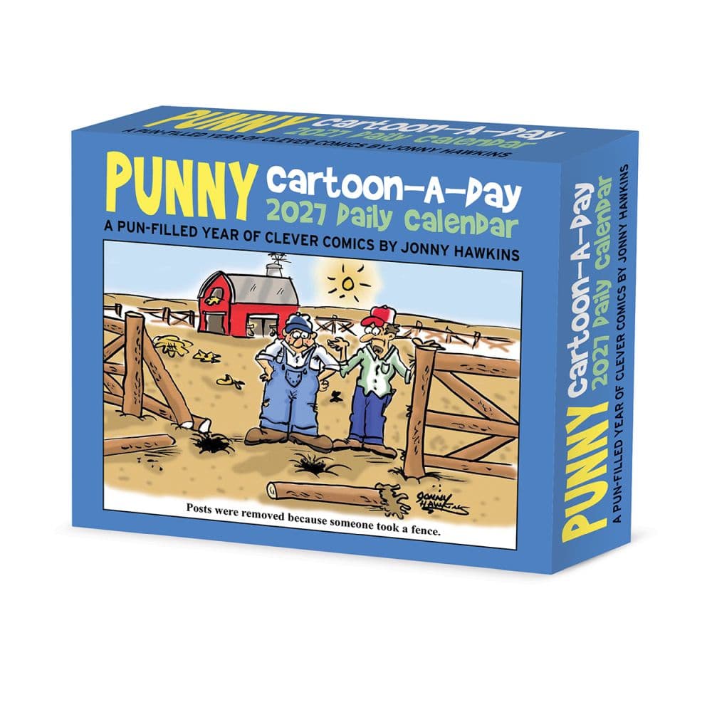 image Punny Cartoon A Day 2027 Desk Calendar Main Product Image