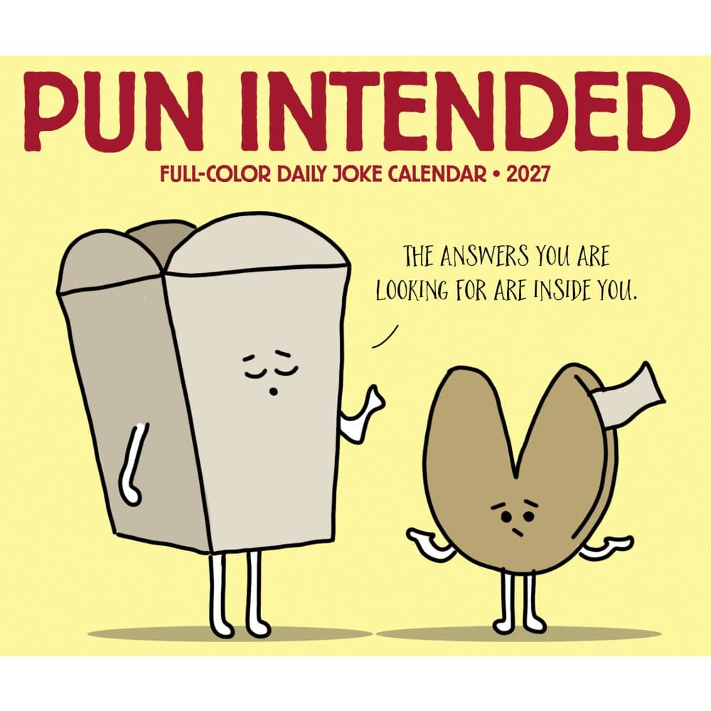 Pun Intended 2027 Desk Calendar Fourth Alternate Image