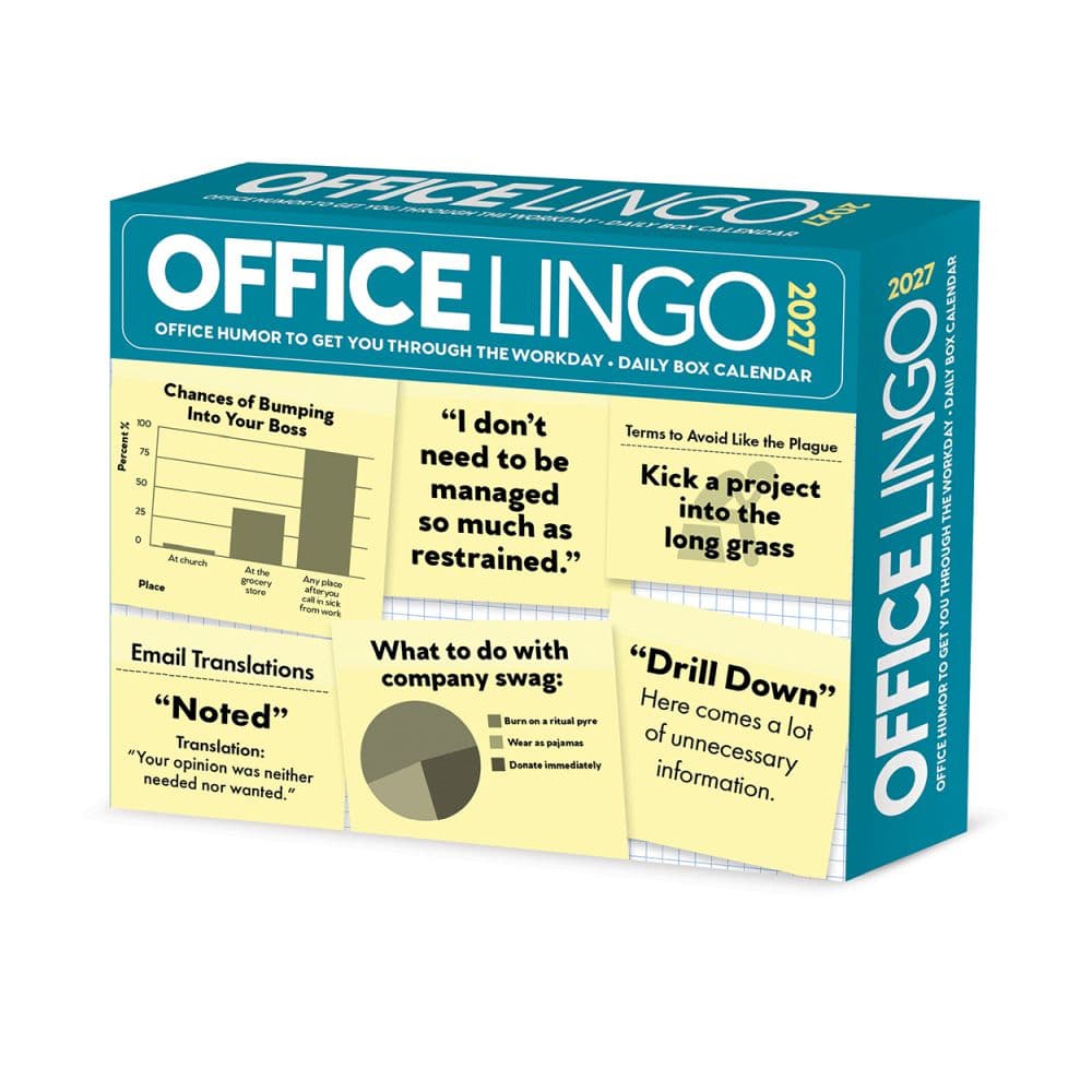 image Office Lingo 2027 Desk Calendar Main Product Image