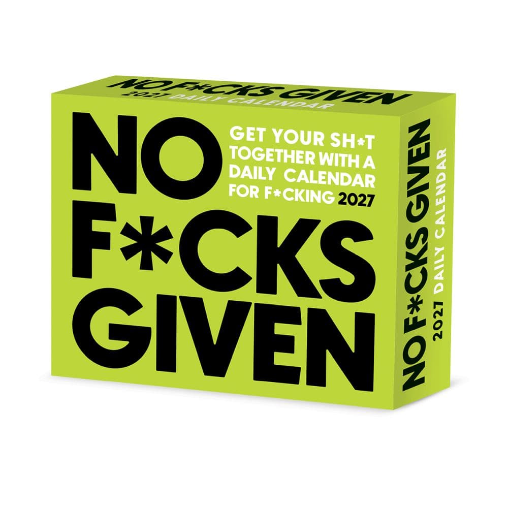 image No Fcks Given 2027 Desk Calendar Main Product Image