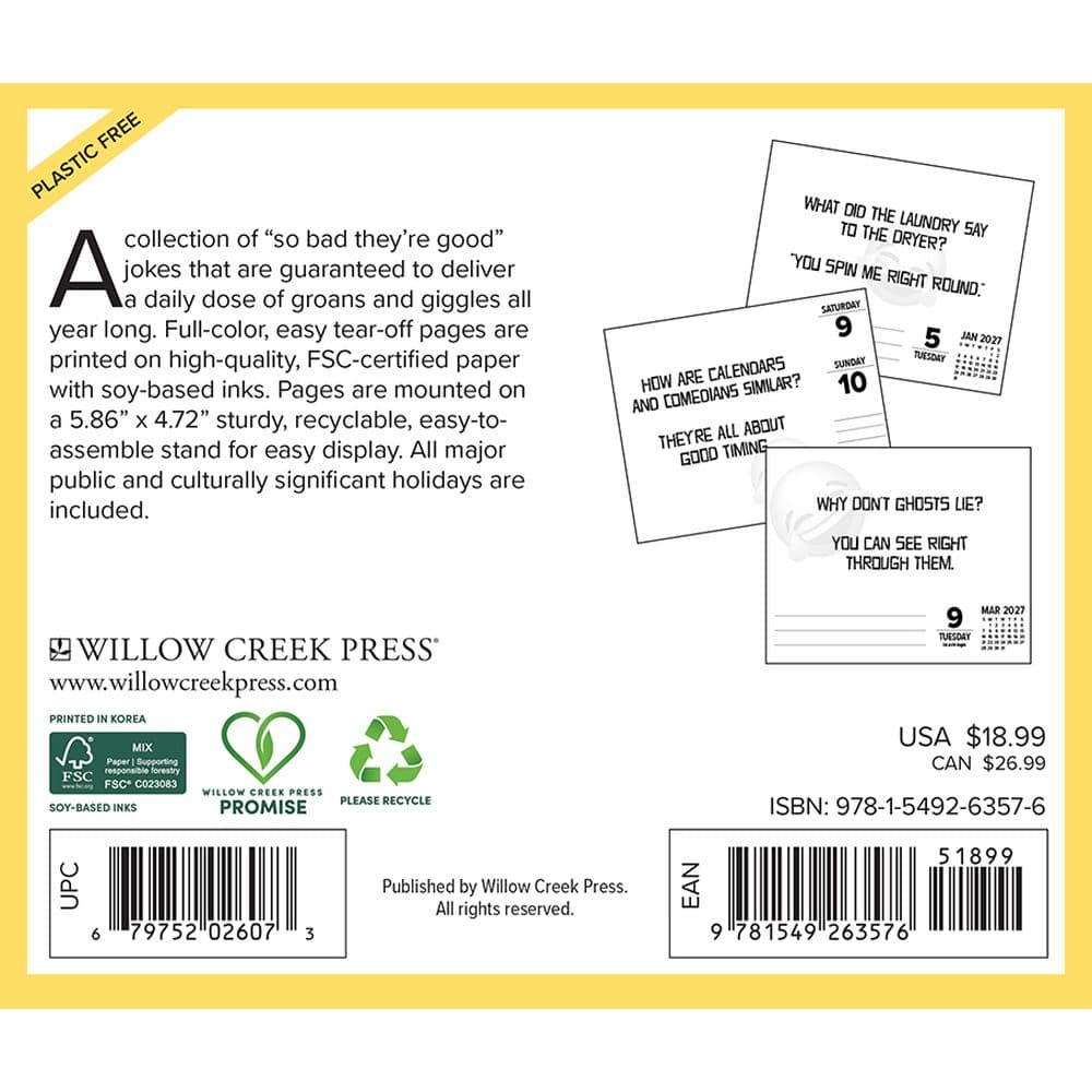 LOL Jokes 2027 Desk Calendar First Alternate Image