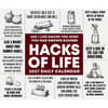 image Hacks of Life 2027 Desk Calendar Fourth Alternate Image