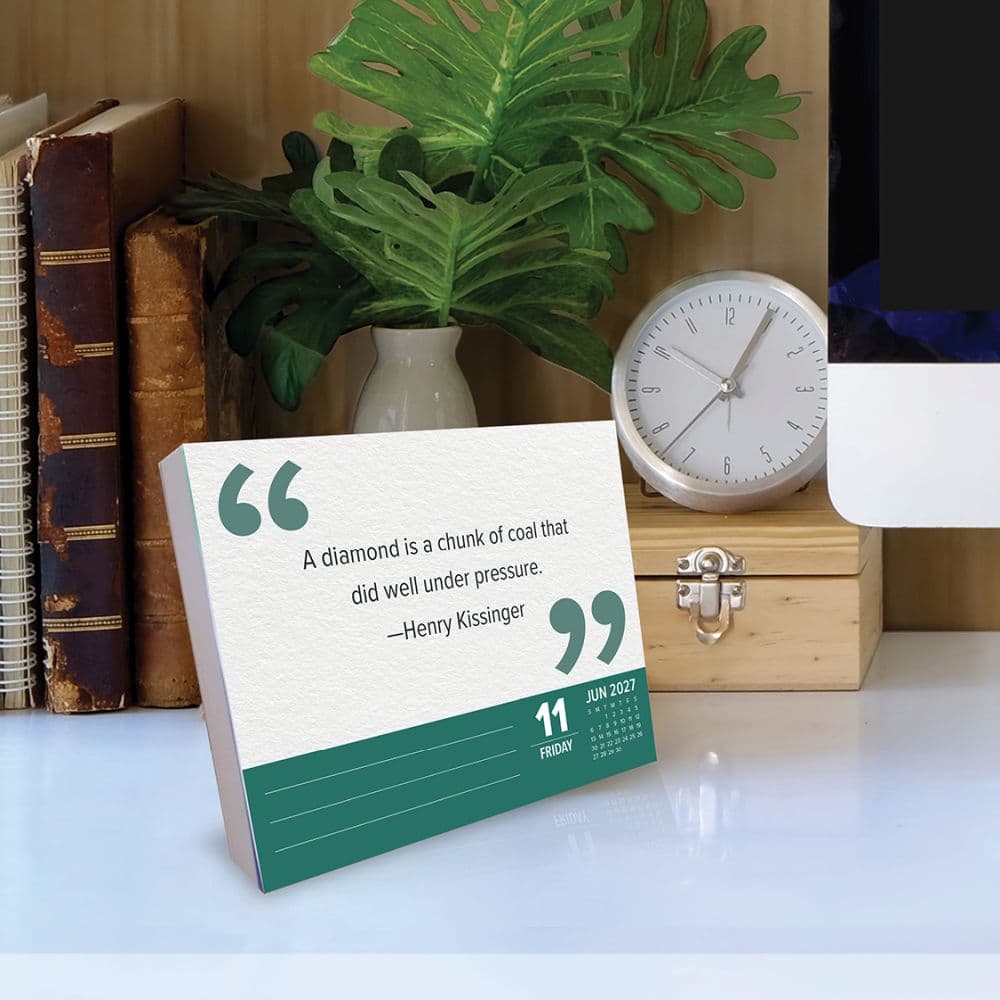 Great Leaders Greatest Quotes 2027 Desk Calendar Second Alternate Image