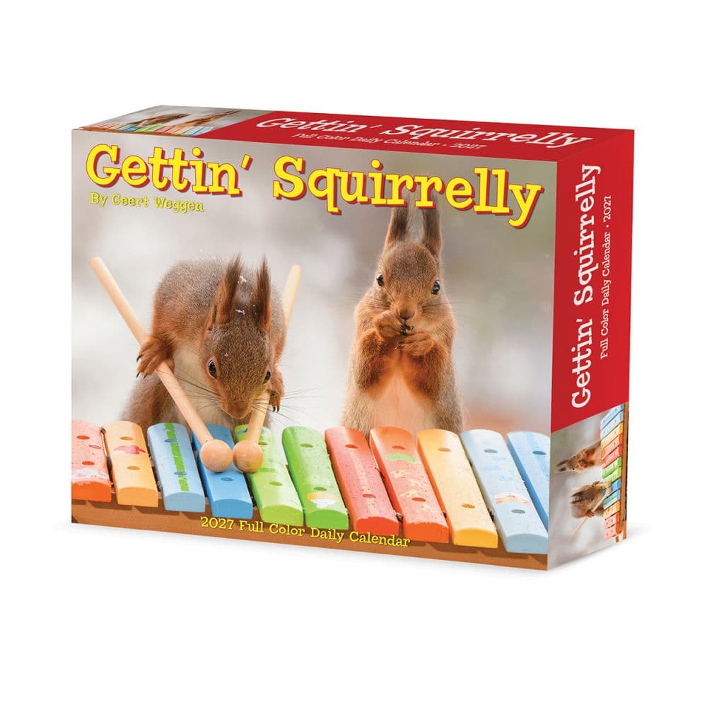 Gettin Squirrelly 2027 Desk Calendar
