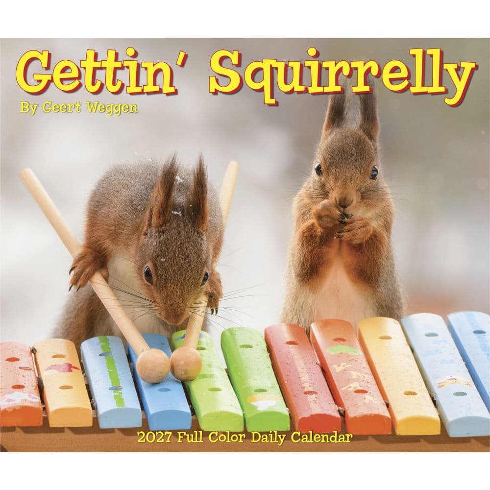 Gettin Squirrelly 2027 Desk Calendar Fourth Alternate Image