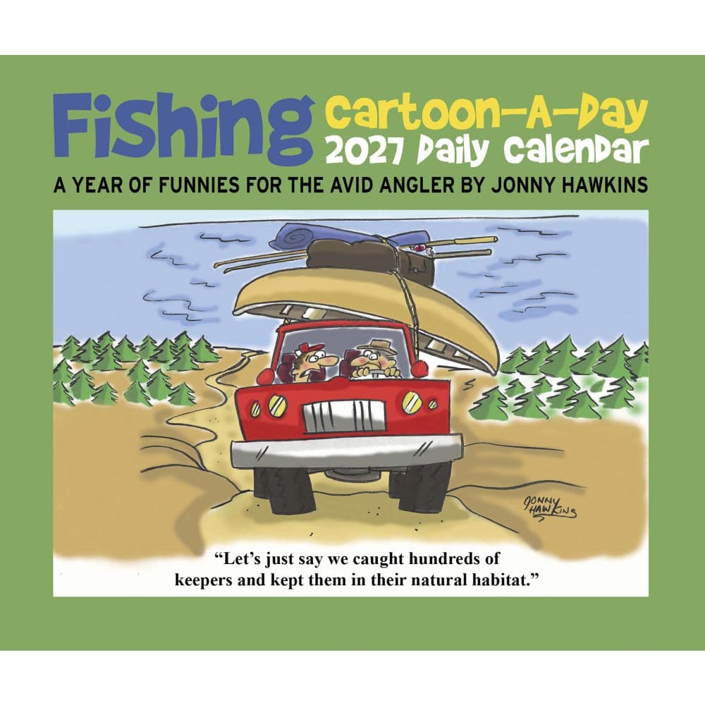 Fishing Cartoon A Day 2027 Desk Calendar Fourth Alternate Image