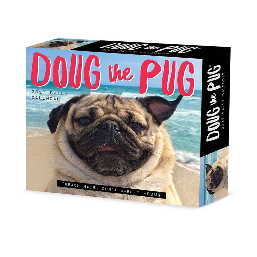 Doug the Pug 2027 Desk Calendar Main Product Image