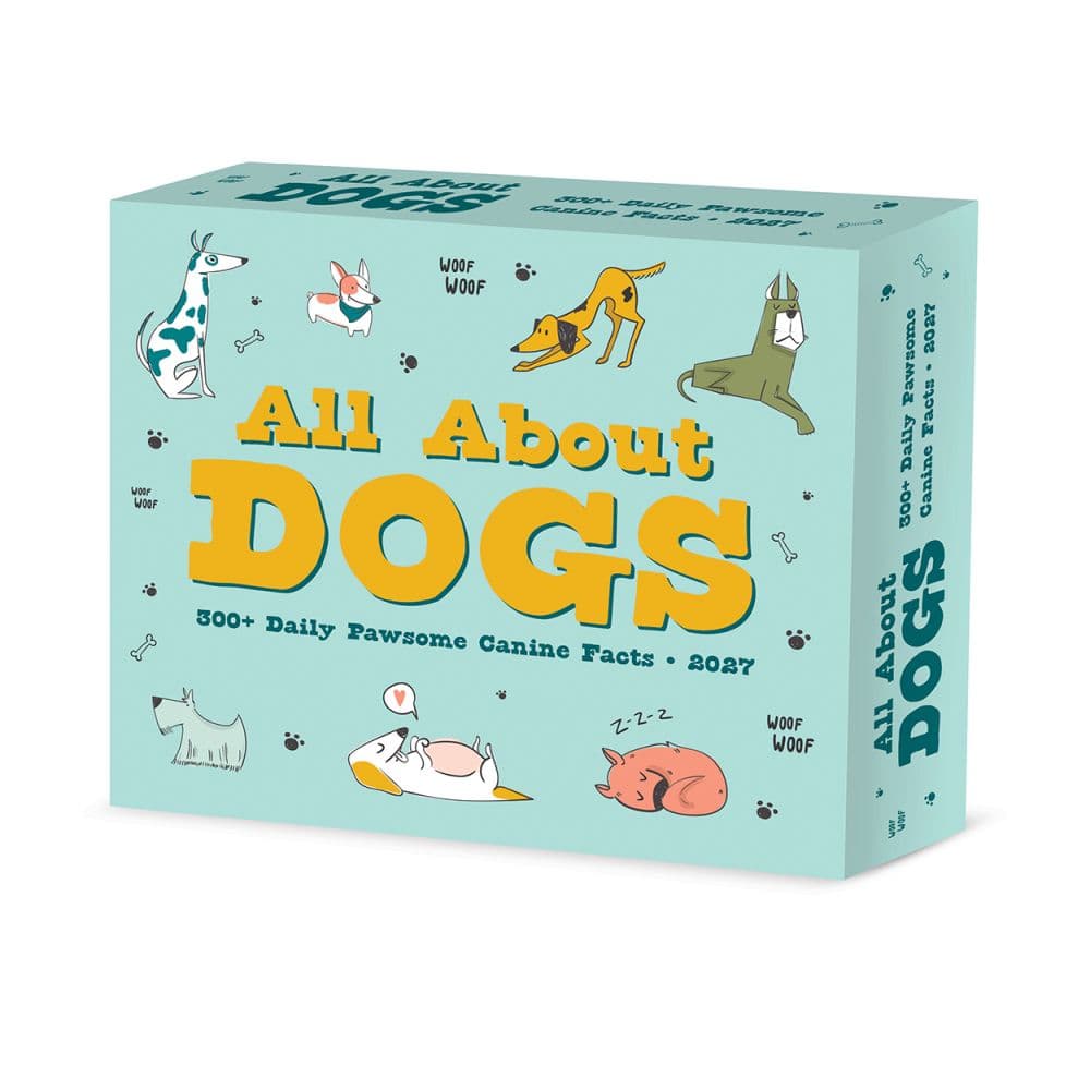 image All About Dogs 2027 Desk Calendar Main Product Image