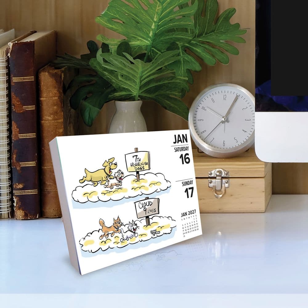 Dog Cartoon A Day 2027 Desk Calendar Second Alternate Image