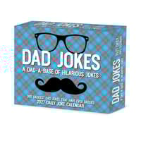 image Dad Jokes A Dad a Base of Hilarious Jokes 2027 Desk Calendar Main Product Image