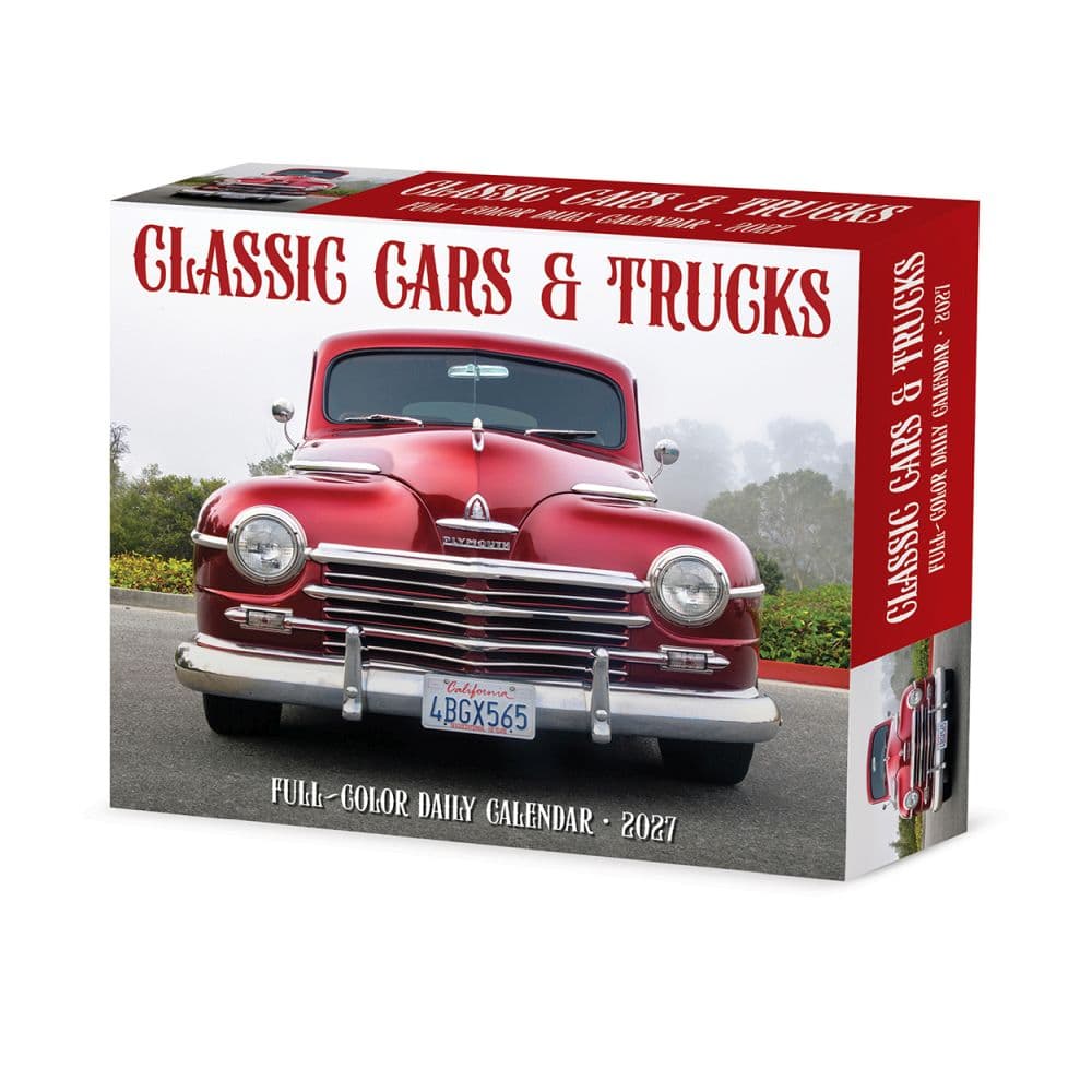 Classic Cars and Trucks 2027 Desk Calendar Main Product Image