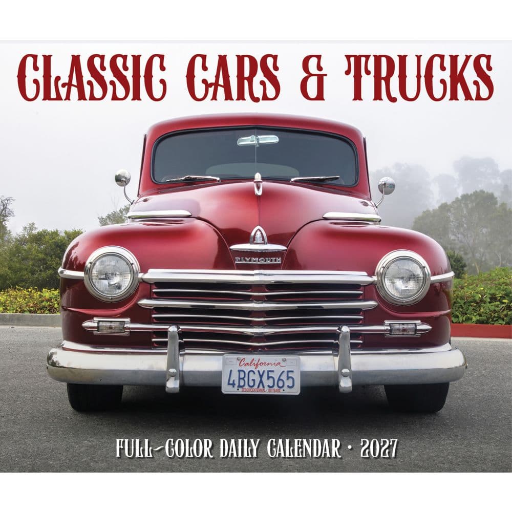 Classic Cars and Trucks 2027 Desk Calendar Fourth Alternate Image