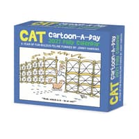 image Cat Cartoon A Day 2027 Desk Calendar Main Product Image