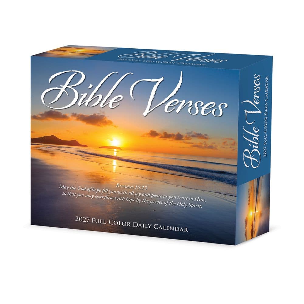 Bible Verses 2027 Desk Calendar