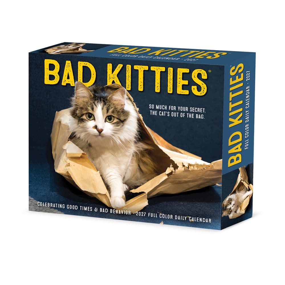 Bad Kitties 2027 Desk Calendar Main Product Image