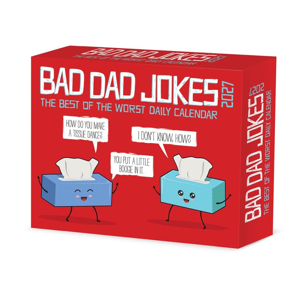 Bad Dad Jokes 2027 5.4" x 6.2" Box Calendar