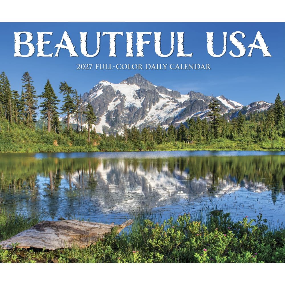 Beautiful USA 2027 Desk Calendar Fourth Alternate Image