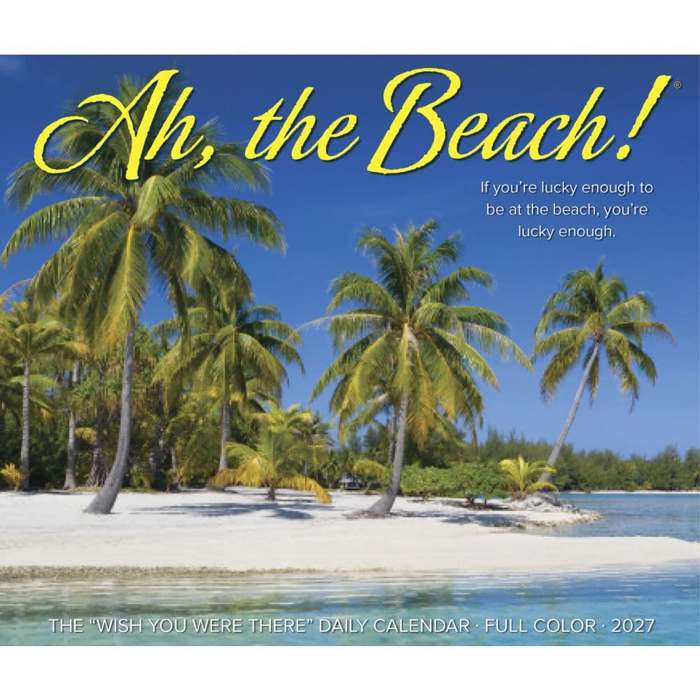 Ah The Beach 2027 Desk Calendar Fourth Alternate Image