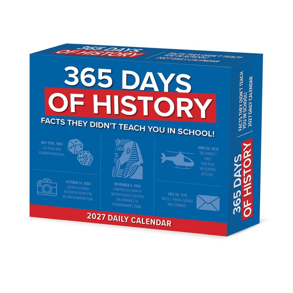 365 Days of History 2027 Desk Calendar Main Product Image
