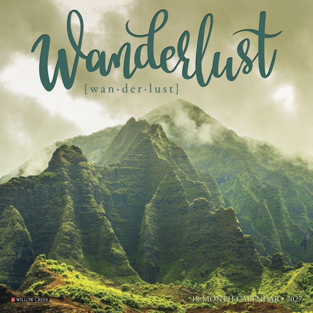 Wanderlust 2027 Mini Wall Calendar Main Product Image