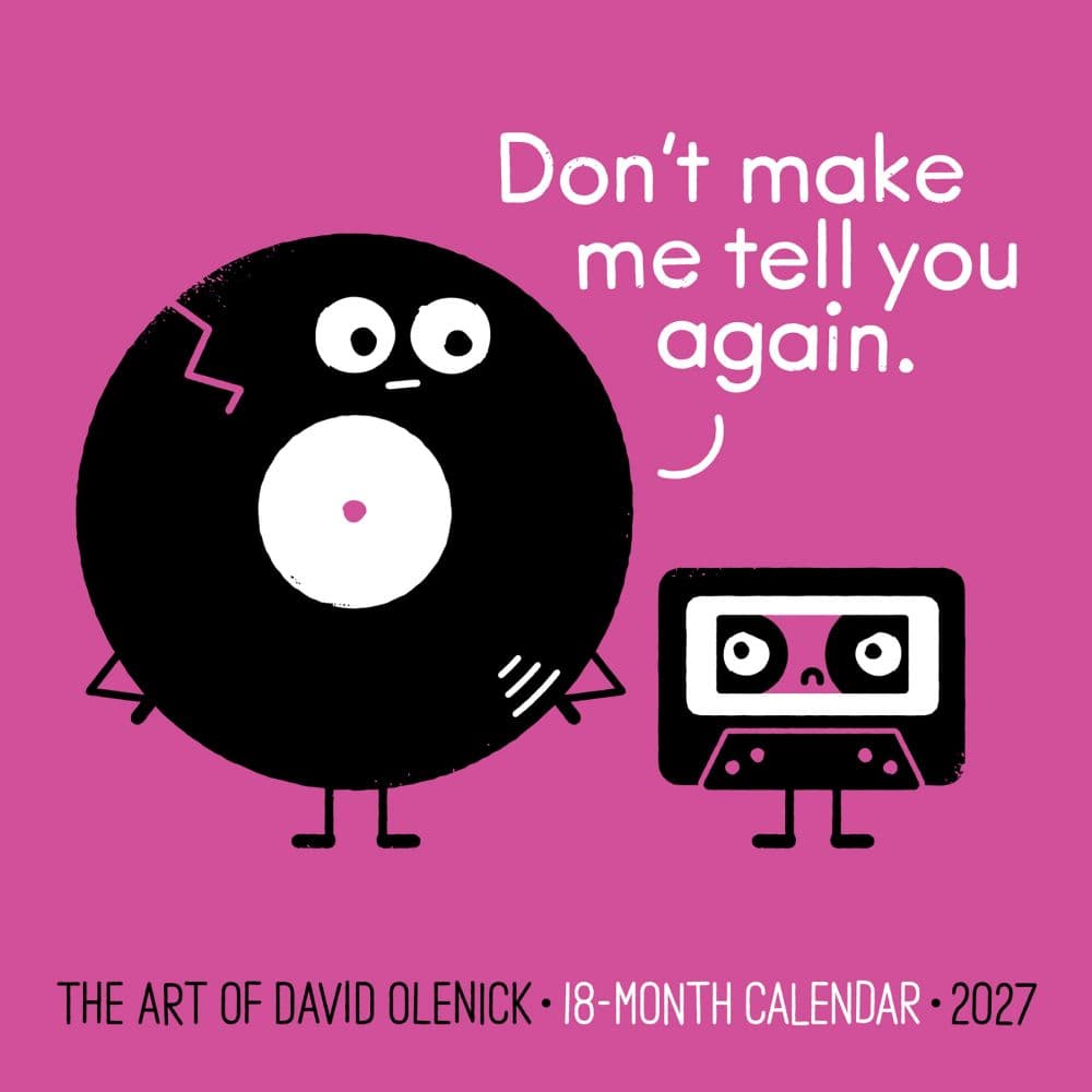 The Art of David Olenick 2027 Mini Wall Calendar