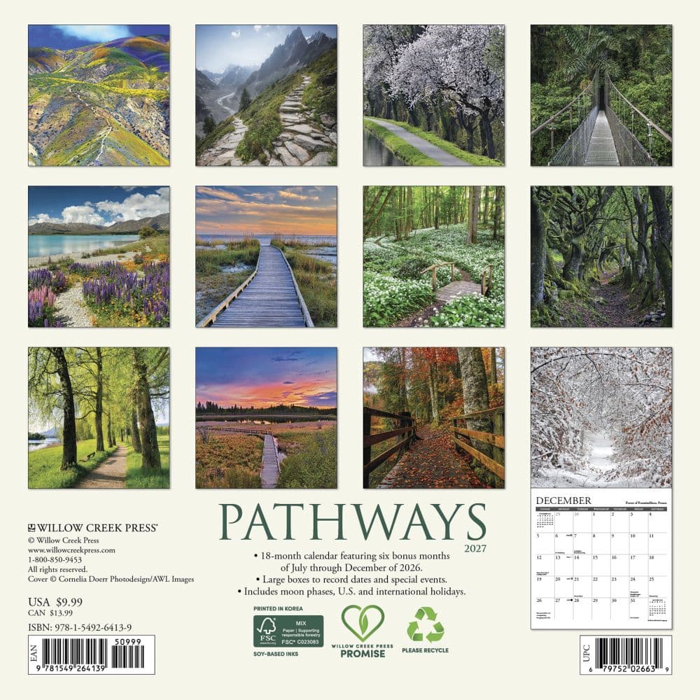Pathways 2027 Mini Wall Calendar First Alternate Image