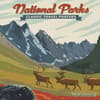 image National Parks Classic Travel Posters 2027 Mini Wall Calendar Main Product Image